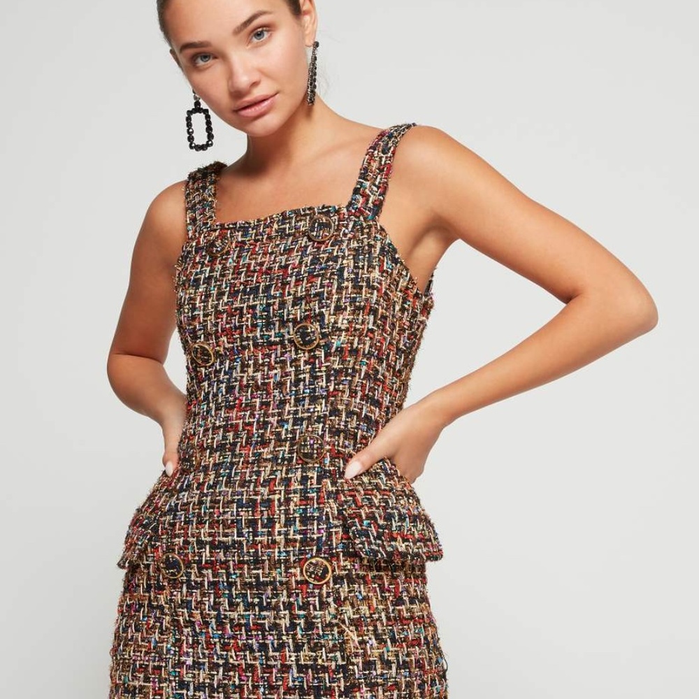 J.O.A Overall Mini Dress